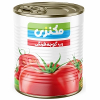رب گوجه فرنگی قوطی مکنزی 800 گرم (قیمت مصرف 45ت)